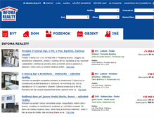 Tablet Screenshot of infomareality.sk